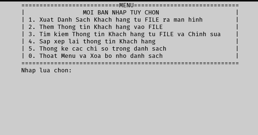 Simple Manager Customer